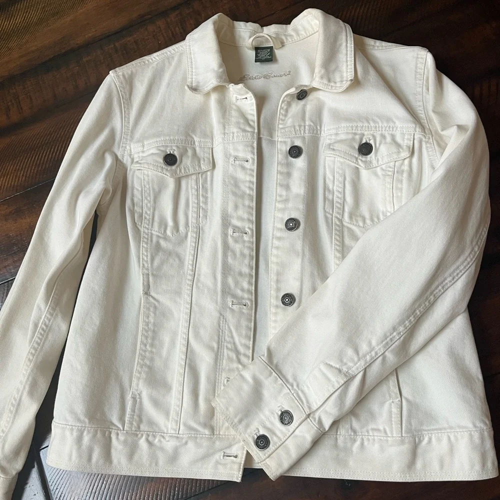 Eddie Bauer Classic Denim Jacket - Picture 1 of 6
